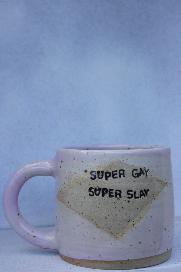 SUPER GAY SUPER SLAY mug