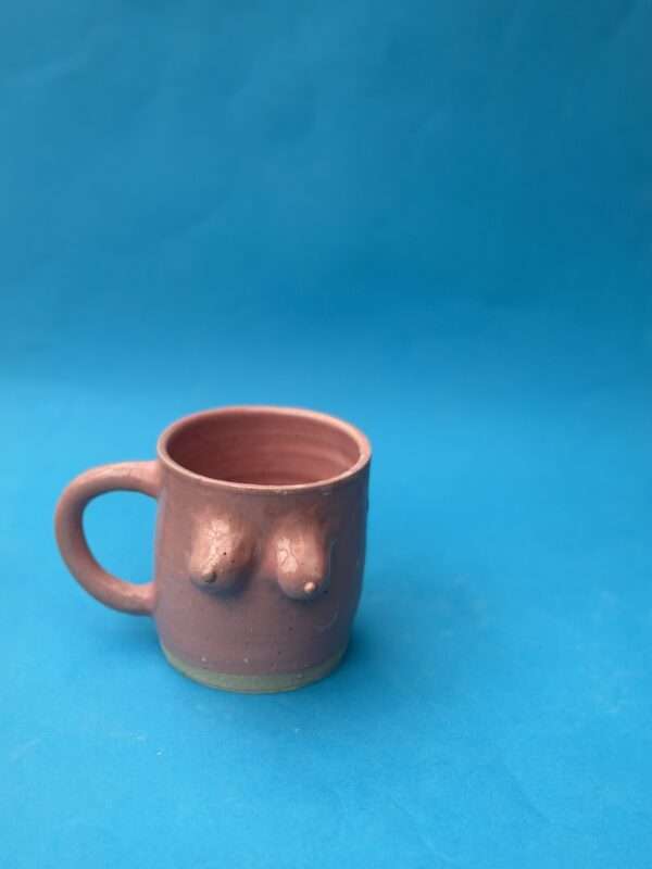 boob mug - pink