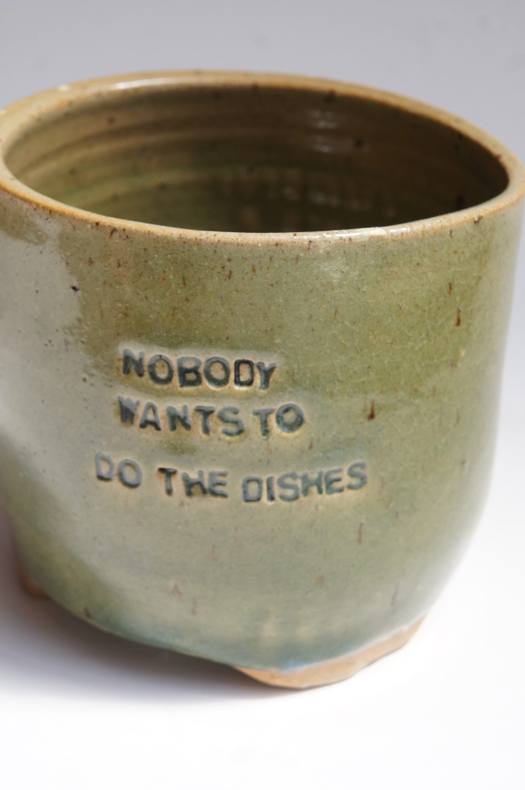 Cutlery drainer 'everybody wants a revolution but nobody wants to do the dishes'