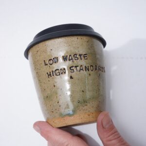 LOW WASTE HIGH STANDARDS keep cup 2