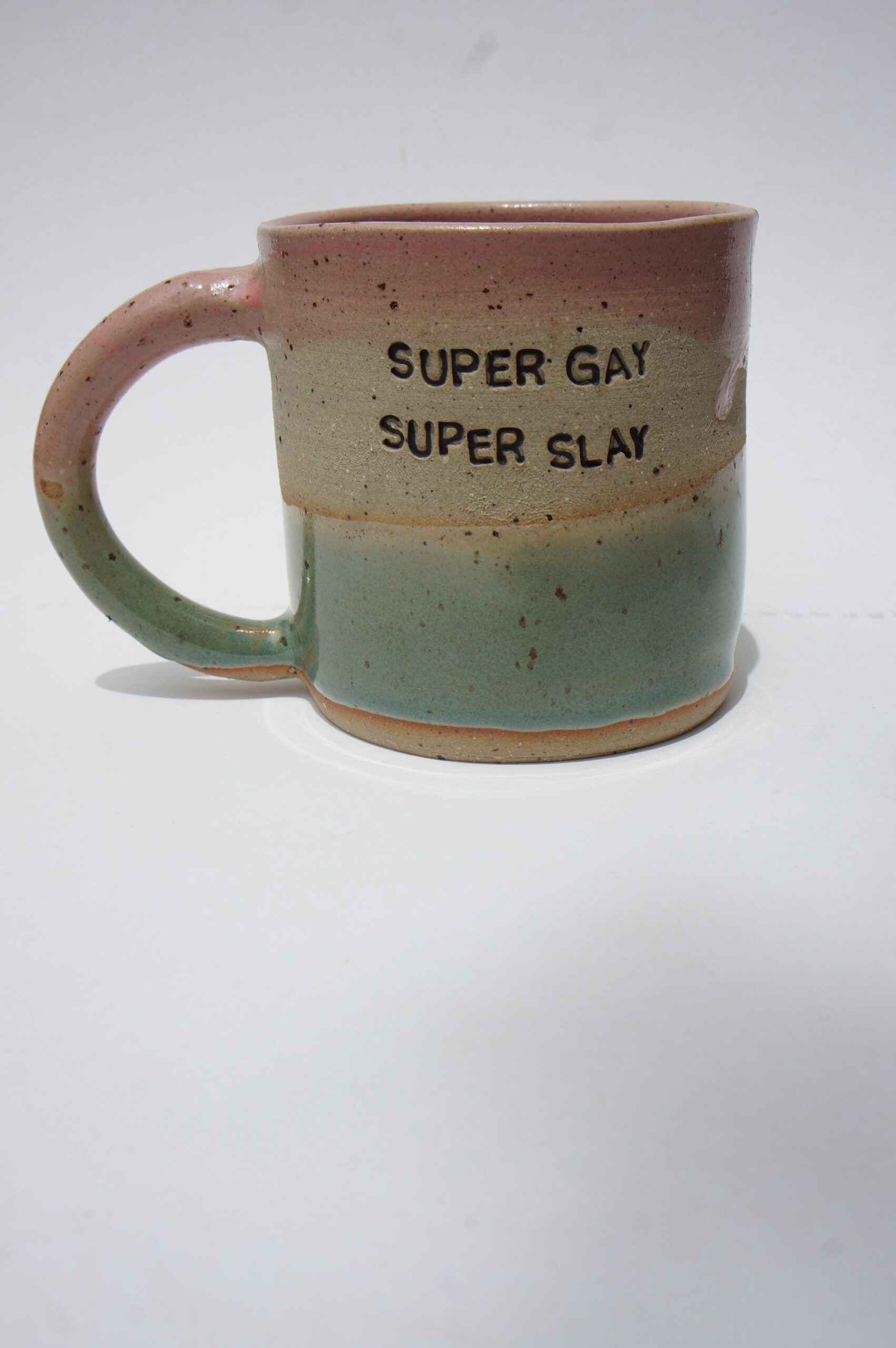 SUPER GAY SUPER SLAY pink & green