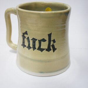 Fuck tankard - green