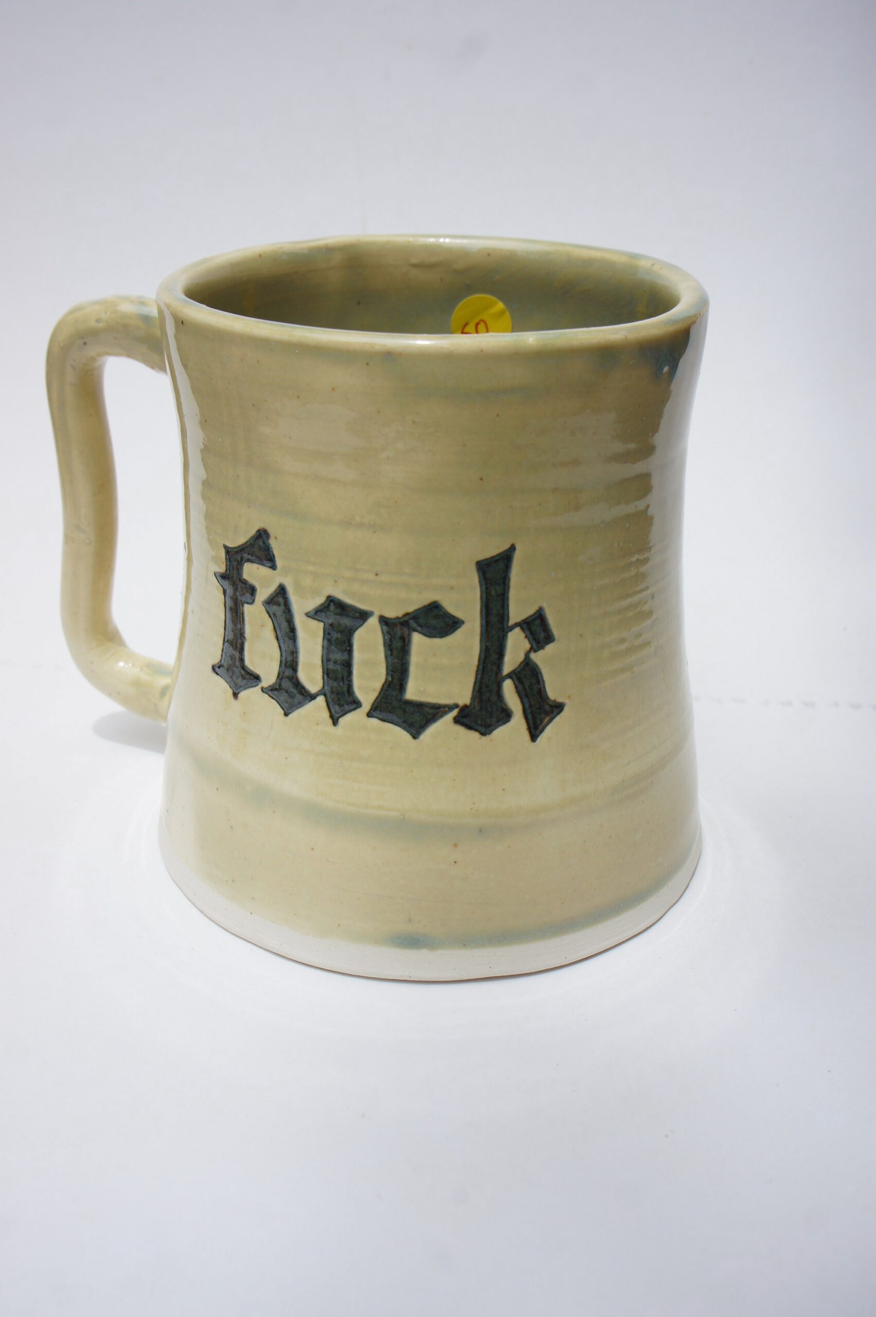 Fuck tankard - green