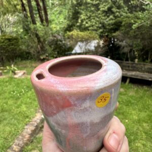 Lidless keepcup - pink & green